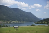 Ausblick von der Strasse nach Weissbriach