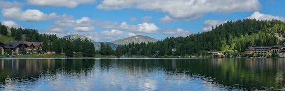 Blick über den Turracher See