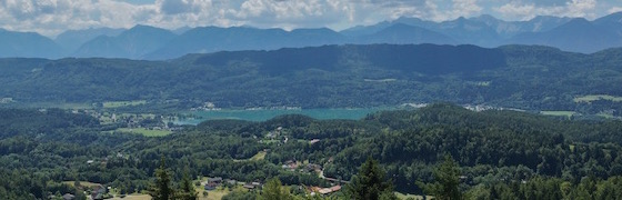 Der Keutschacher See vom Pyramidenkogel gesehen