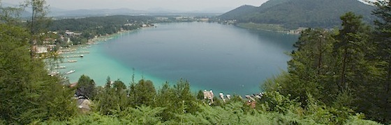 Badevergnügen an warmen Tagen - Klopeinersee