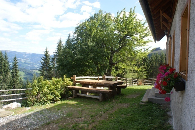 Urlaub auf Almhütte